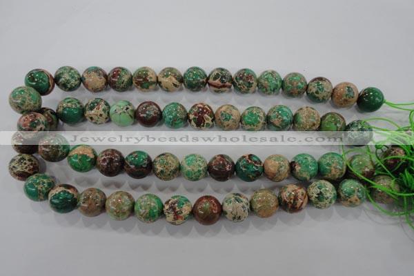 CDE854 15.5 inches 12mm round dyed sea sediment jasper beads wholesale