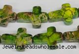 CDI131 15.5 inches 15*20mm cross dyed imperial jasper beads