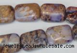 CDI437 15.5 inches 13*18mm rectangle dyed imperial jasper beads