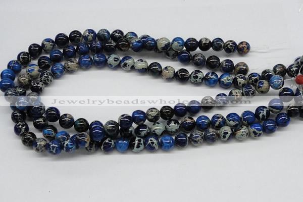 CDI44 16 inches 10mm round dyed imperial jasper beads wholesale