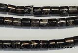 CDI670 15.5 inches 6*6mm tube dyed imperial jasper beads