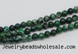 CDI68 16 inches 4mm round dyed imperial jasper beads wholesale