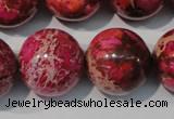 CDI764 15.5 inches 20mm round dyed imperial jasper beads