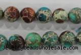 CDI804 15.5 inches 11mm round dyed imperial jasper beads wholesale