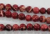 CDI821 15.5 inches 6mm round dyed imperial jasper beads wholesale