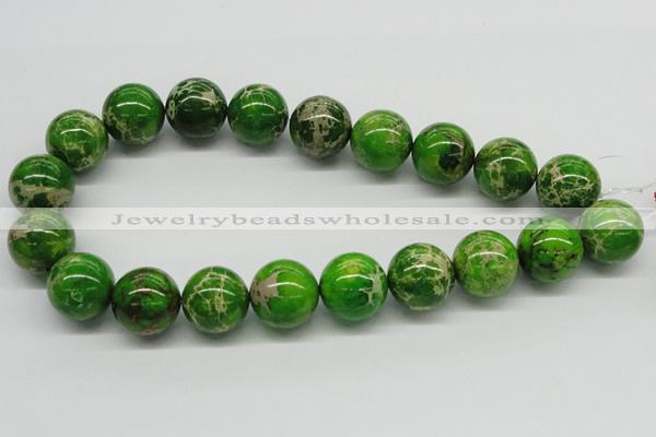 CDI84 16 inches 18mm round dyed imperial jasper beads wholesale