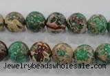 CDI853 15.5 inches 10mm round dyed imperial jasper beads wholesale