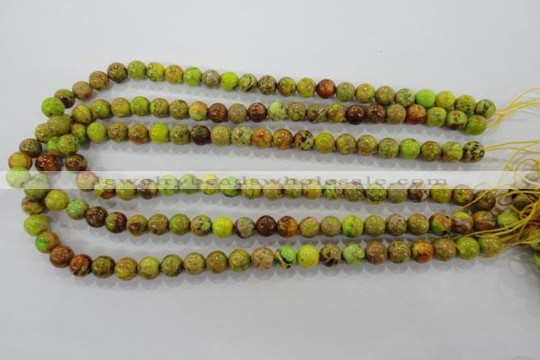 CDI861 15.5 inches 6mm round dyed imperial jasper beads wholesale