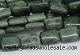 CDJ05 15.5 inches 10*14mm rectangle Canadian jade beads wholesale