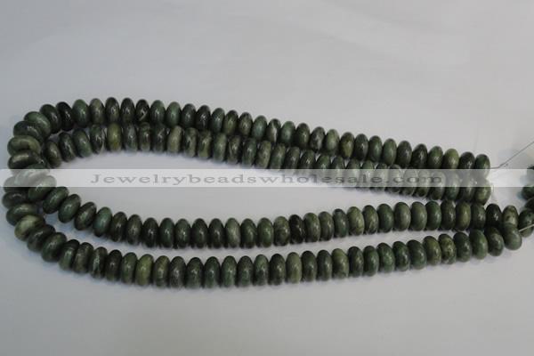 CDJ12 15.5 inches 6*12mm rondelle Canadian jade beads wholesale