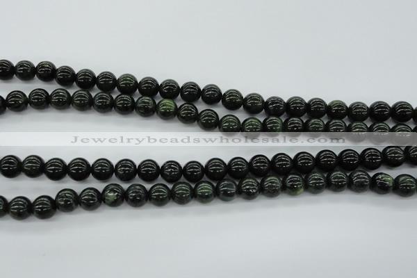 CDJ140 15.5 inches 8mm round Canadian jade beads wholesale