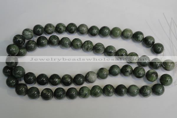 CDJ16 15.5 inches 14mm round Canadian jade beads wholesale