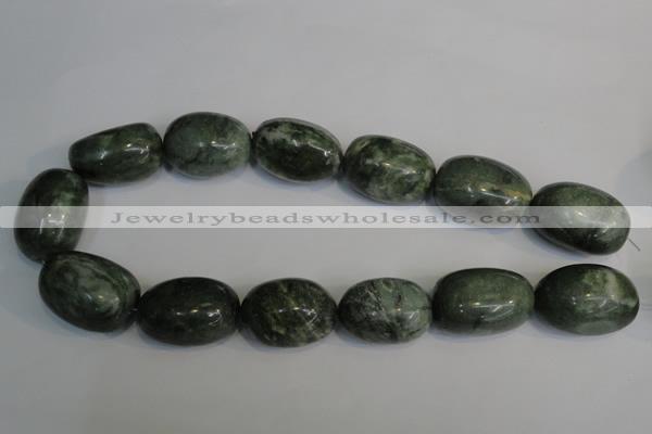 CDJ24 15.5 inches 20*30mm nuggets Canadian jade beads wholesale