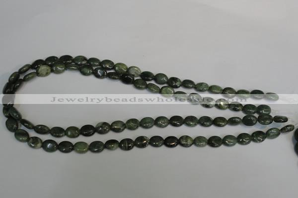 CDJ27 15.5 inches 8*10mm oval Canadian jade beads wholesale