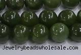 CDJ273 15.5 inches 10mm round Canadian jade beads wholesale