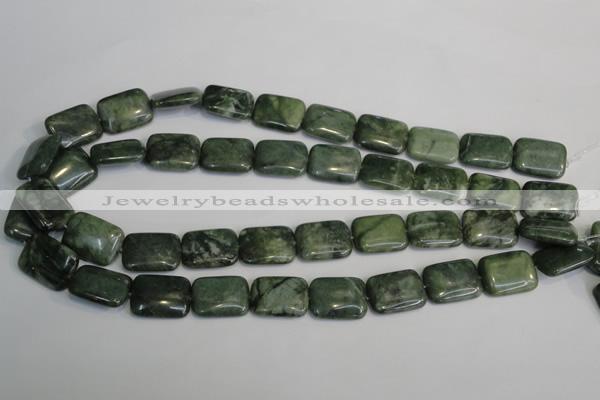 CDJ32 15.5 inches 15*20mm rectangle Canadian jade beads wholesale