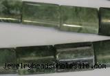 CDJ35 15.5 inches 15*20mm flat tube Canadian jade beads wholesale