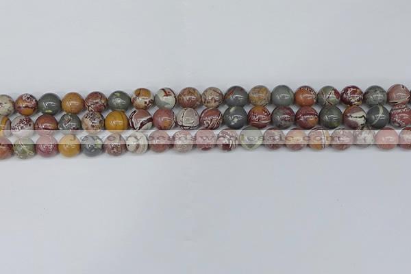 CDJ402 15.5 inches 8mm round sonoran dendritic jasper beads