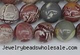 CDJ403 15.5 inches 10mm round sonoran dendritic jasper beads