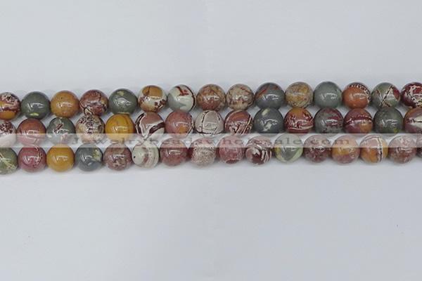 CDJ403 15.5 inches 10mm round sonoran dendritic jasper beads