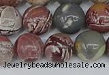 CDJ404 15.5 inches 12mm round sonoran dendritic jasper beads