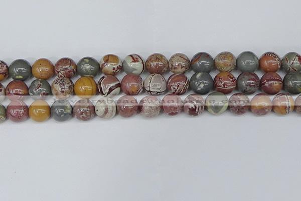 CDJ404 15.5 inches 12mm round sonoran dendritic jasper beads