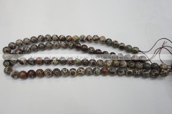 CDM03 15.5 inches 8mm round African dalmatian jasper beads