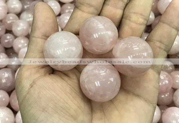 CDN05 25mm round rose quartz decorations wholesale