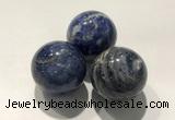 CDN1068 30mm round sodalite decorations wholesale