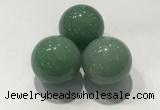 CDN1072 30mm round green aventurine decorations wholesale