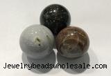 CDN1093 30mm round agate decorations wholesale