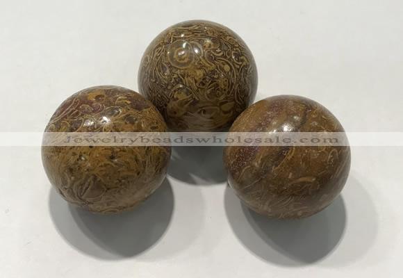 CDN1103 30mm round elephant blood stone decorations wholesale