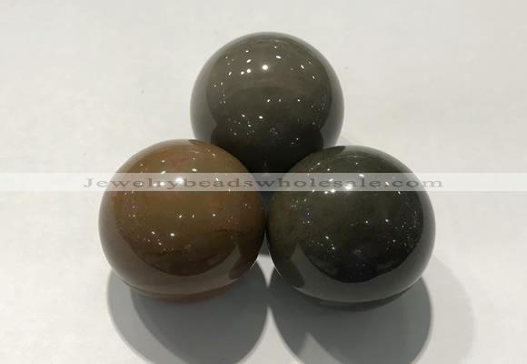 CDN1125 30mm round jasper decorations wholesale