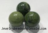 CDN1151 30mm round Canadian jade decorations wholesale