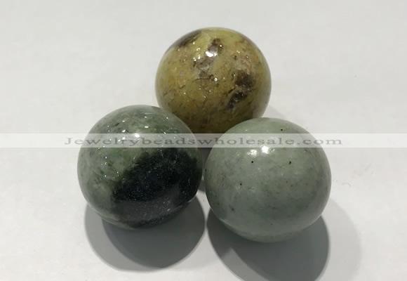 CDN1156 30mm round jasper decorations wholesale