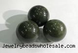 CDN1169 30mm round jasper decorations wholesale