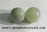 CDN1177 35mm round flower jade decorations wholesale