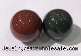 CDN1212 40mm round india agate decorations wholesale