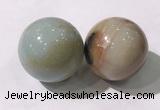 CDN1253 40mm round amazonite decorations wholesale