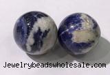 CDN1254 40mm round sodalite decorations wholesale