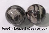 CDN1304 40mm round jasper decorations wholesale