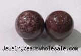 CDN1310 40mm round jasper decorations wholesale