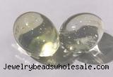 CDN1338 35*45mm egg-shaped glass decorations wholesale