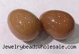 CDN1358 35*45mm egg-shaped red aventurine decorations wholesale