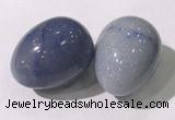 CDN1359 35*45mm egg-shaped blue aventurine decorations wholesale