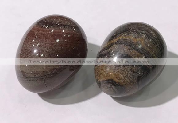 CDN1384 35*45mm egg-shaped jasper decorations wholesale