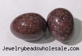 CDN1405 35*45mm egg-shaped jasper decorations wholesale