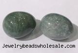 CDN1410 35*45mm egg-shaped green biotite decorations wholesale