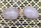 CDN330 35*50mm egg-shaped rose quartz decorations wholesale