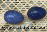 CDN336 35*50mm egg-shaped blue dumortierite decorations wholesale